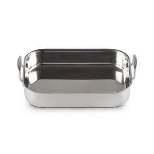 Le Creuset Classic 3-ply Stainless Steel Rectangular Roaster 35cm